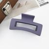 High-End Frosted Solid Color Hair Clip for Women