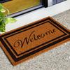 Imitation Coconut Palm Entry Silk Ring Doormat Entrance Entrance Door Foot Pad Non-Slip Floor Mat Pvc Household Carpet Mat