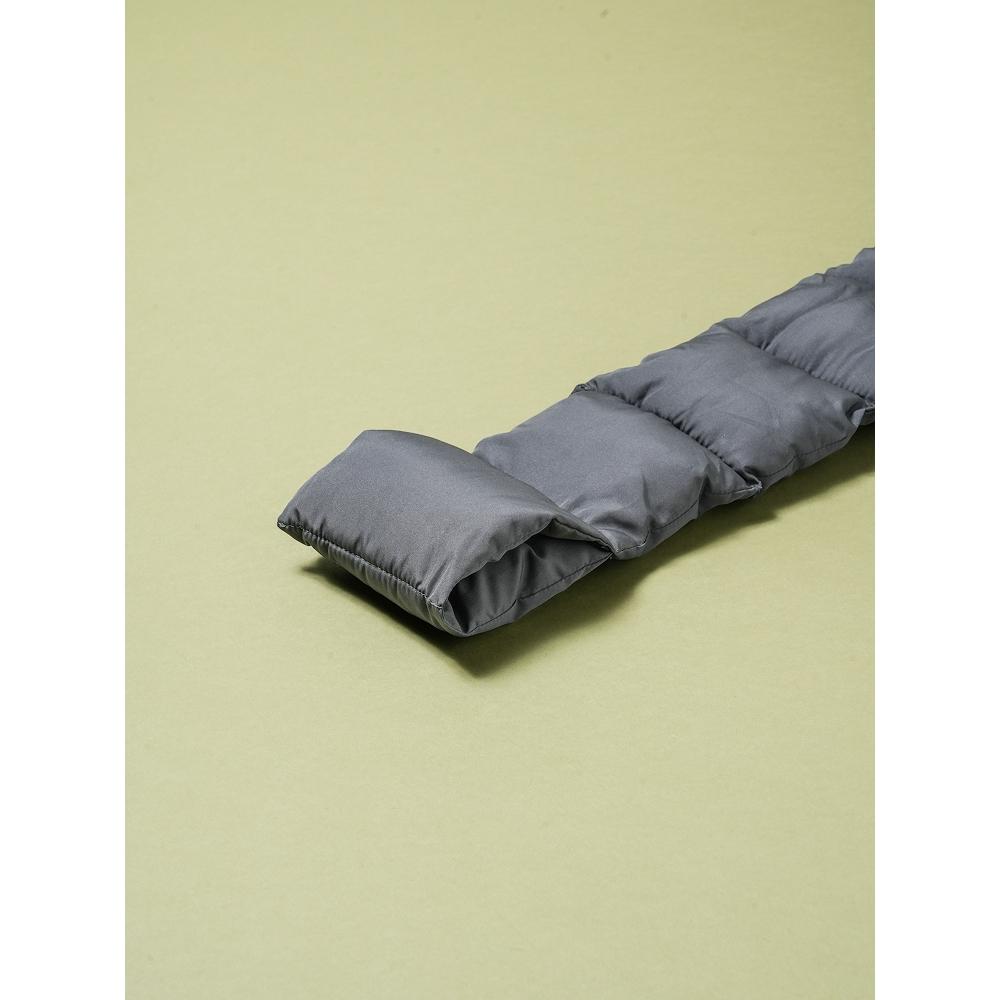 Daiso Foldable Padded Shawl 85 X 12 Cm Grey