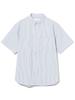 B:MING LIFE STORE by BEAMS Moisture-Wicking, Quick-Drying Short-Sleeve Shirt, B:PolyOXHS_CF25S, Men's, STRIPE, XL, 92010194277