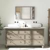Wall Bathroom Mirror 40 X 60 Cm Wall Mounted Mirror For Living Room Bedroom Hallway Grey