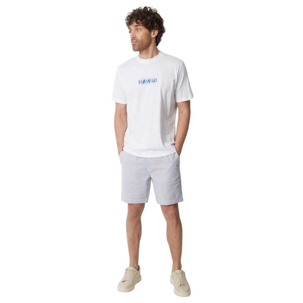Pantaloncini Chino a Righe Verticali da Uomo Threadbare Cinco