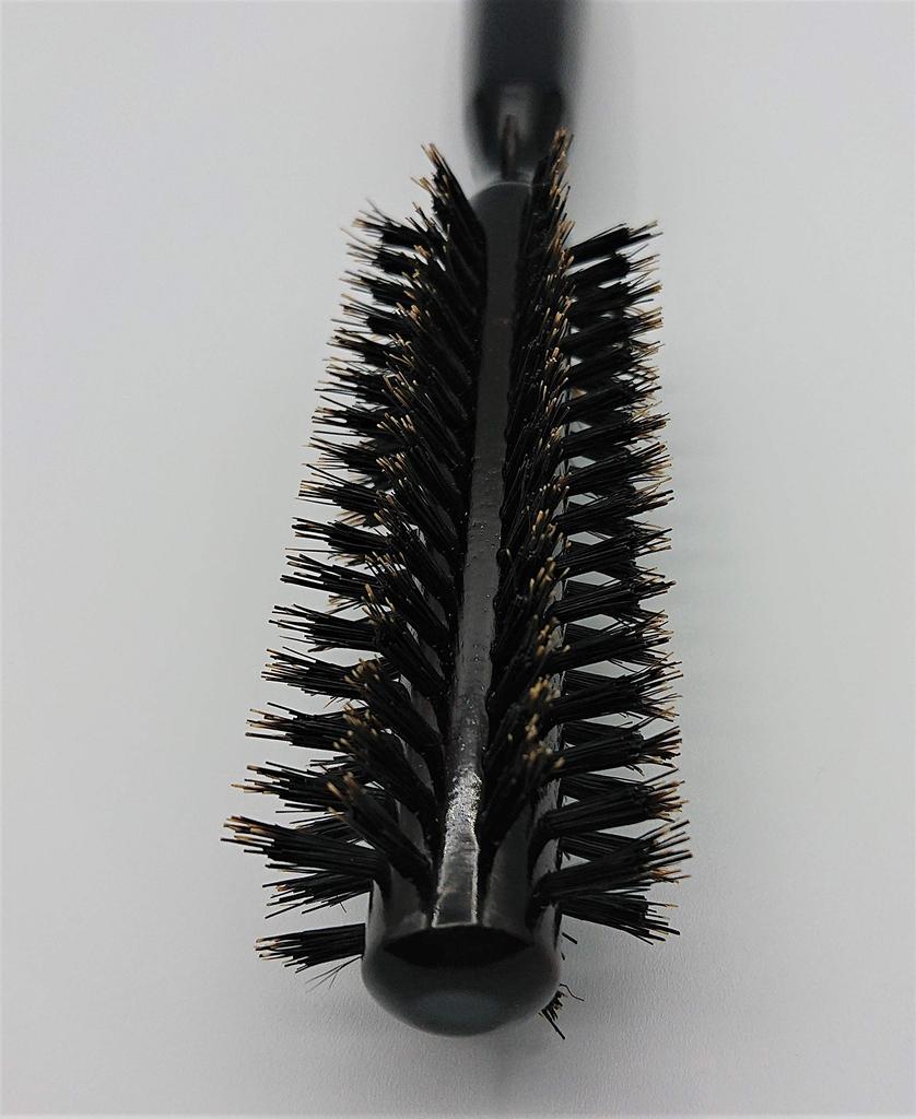 Roll Brush with Natural Bristles and a Wooden Perfect for Hair Handle, Care.