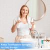 Puts an end to Waste Toothpaste Squeezer Stainless Steel Seat Holder Stand Toothpaste Rollers  Girl