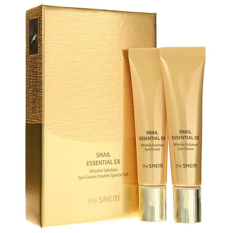 The Saem Snail Essential EX Wrinkle Solution Eye Cream Double Special Set