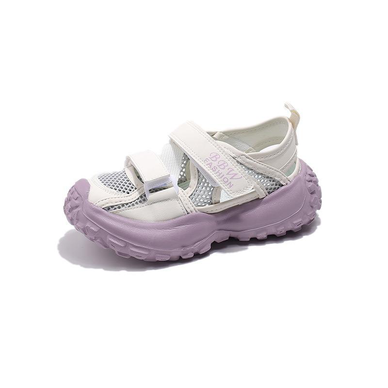 Boys & Girls' Sport Sandals Children's Closed-Toe Hollow Mesh Shoes for Toddlers & Youth Casual Soft Comfortable Kids Shoes