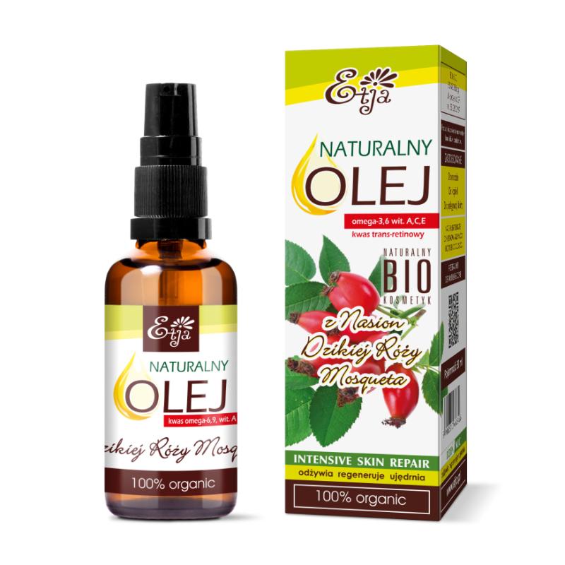 Etja Organic Rosehip Seed Oil - Ultimate 100% Pure Facial and Skincare Elixir, 50 ml