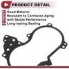 1 Pcs Car Engine Timing Cover Gasket Set for Nissan Altima 3.5L V6 - Gas 2007-2014 Chain Case Cover Gasket No.23797JA10B Black Metal
