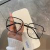 Myopie-Brille Blaulichtfilter-Brille Vintage Großes Gestell Transparent Computer-Myopie-Brille für Damen -4,0 Bis 0