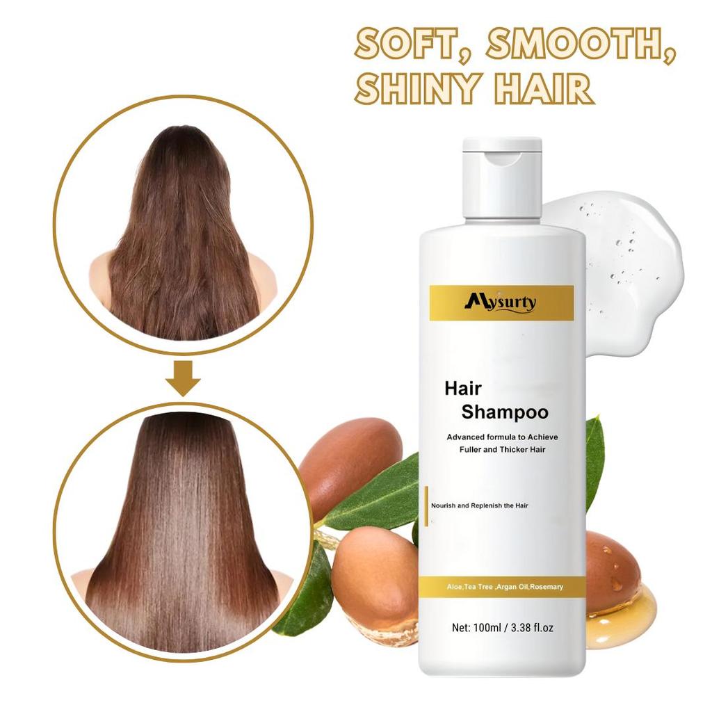 Argan, Tea tree and Rosemary base Shampoo for Thicker hair | Shampoo Repairs, Strengthens, & Nourishes All Hair Types