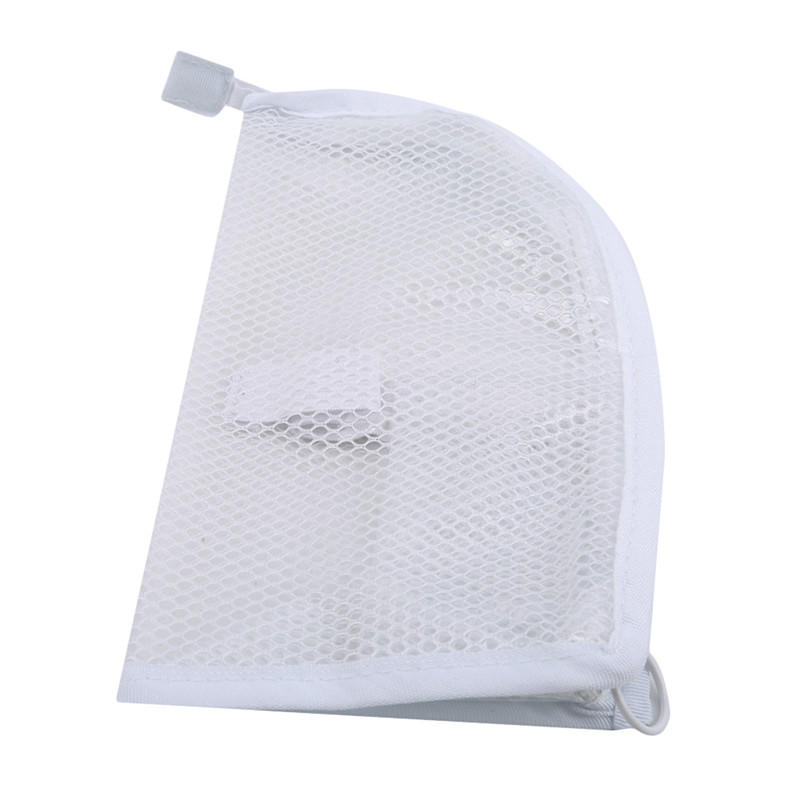 

Portable Cosmetic Bag Large Capacity Mesh Cosmetic Skin Care Product Storage Bag Multi-purpose Pencil Storage Bags білий