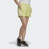 adidas Originals Solid Color Sports Shorts Women Shorts Lemon-Yellow H37807