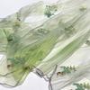 Herbal Medicine Pattern Embroidery Fabric for Sewing Hanfu Ancient Cheongsam Horse-face Pleated Skirt Clothing Designer Fabric