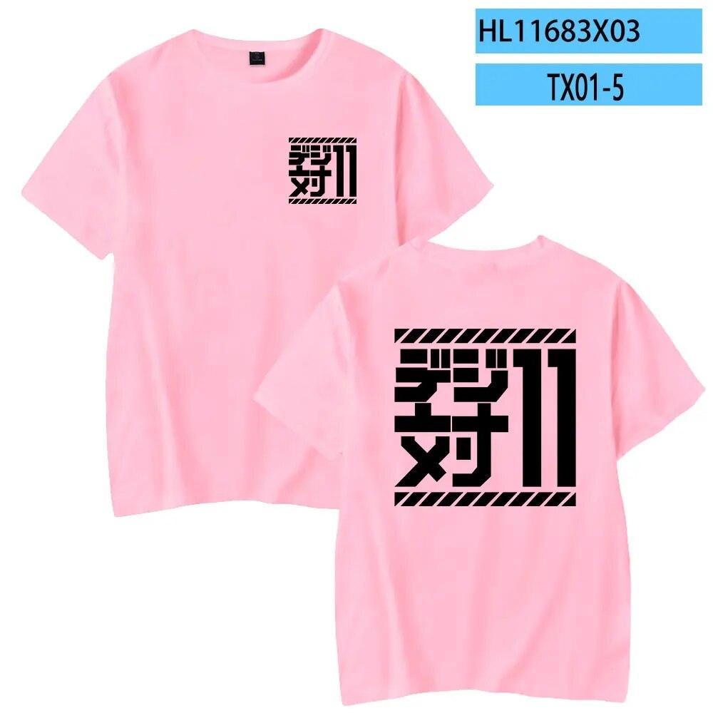 Digimon Adventure Anime 2023 Neues Digimon Seekers T-Shirt Crewneck Kurzarm T-Shirt Damen Unisex T-Shirt Harajuku Kleidung Unisex