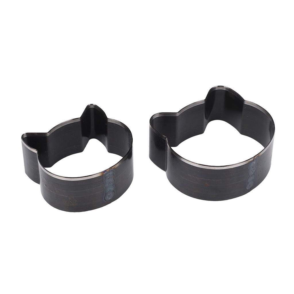 2 Buc Formă Cap de Pisică Matriță din Piele 57x57x23mm 50x50x23mm Oțel Aliat Animal Matriță de Tăiat Piele pentru Cr