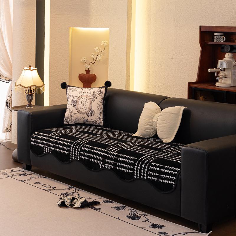 Special-Shaped Sofa Cushion Light Luxury  New Seat Cushion Universal Non-Slip Fixed Cover Cloth In All Seasons