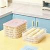 Multi-Layer Wonton Storage Box Stackable Frozen Dumpling Storage Box Dumpling Storage Box for Home