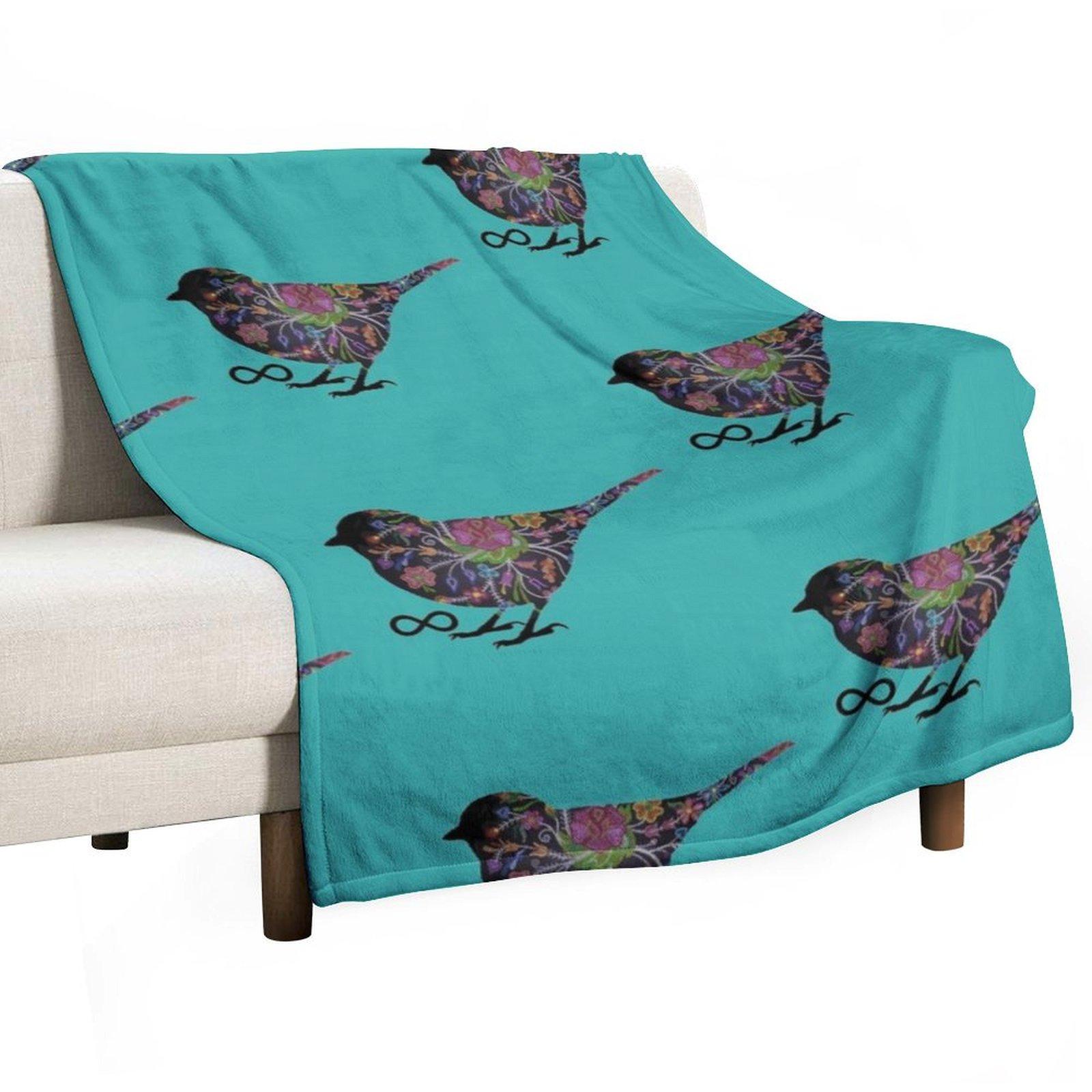 

Michif Bird Throw Blanket valentine gift ideas Comforter Softest Decorative Beds Blankets 30x40in