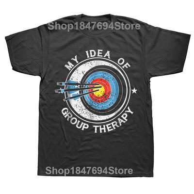 Funny Japanese Archery T Shirts Summer Bow and Arrow Hunting Graphic Cotton Streetwear Short Sleeve Birthday Gifts T-shirt Men#Color(1)