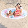 1 Sett Baby Plaskebasseng Strandteppe med Pluggpose Lett Bærbar Sammenleggbar 2-i-1 Sommerferie Småbarn Plaskebasseng Utendørs Campingmatte
