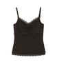 HETIT Light Lace Tank Top (Deep Brown)