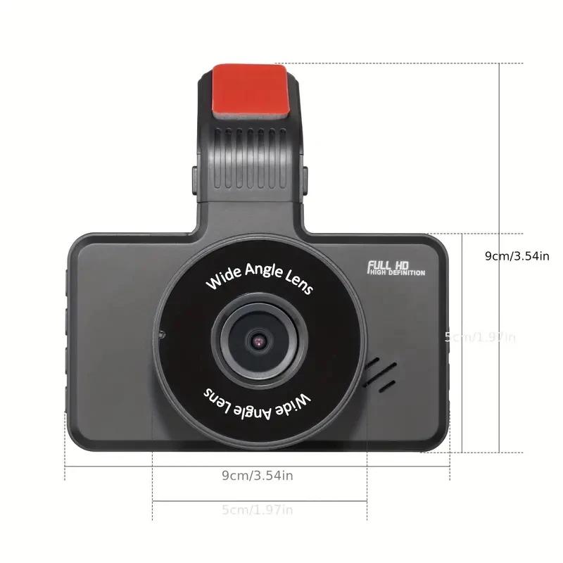 Hd Dashcam Wireless WiFi Connects Front and Rear Dual Lens with Reverse Video Car Black Box, Car DVR, Car Surveillance Camera