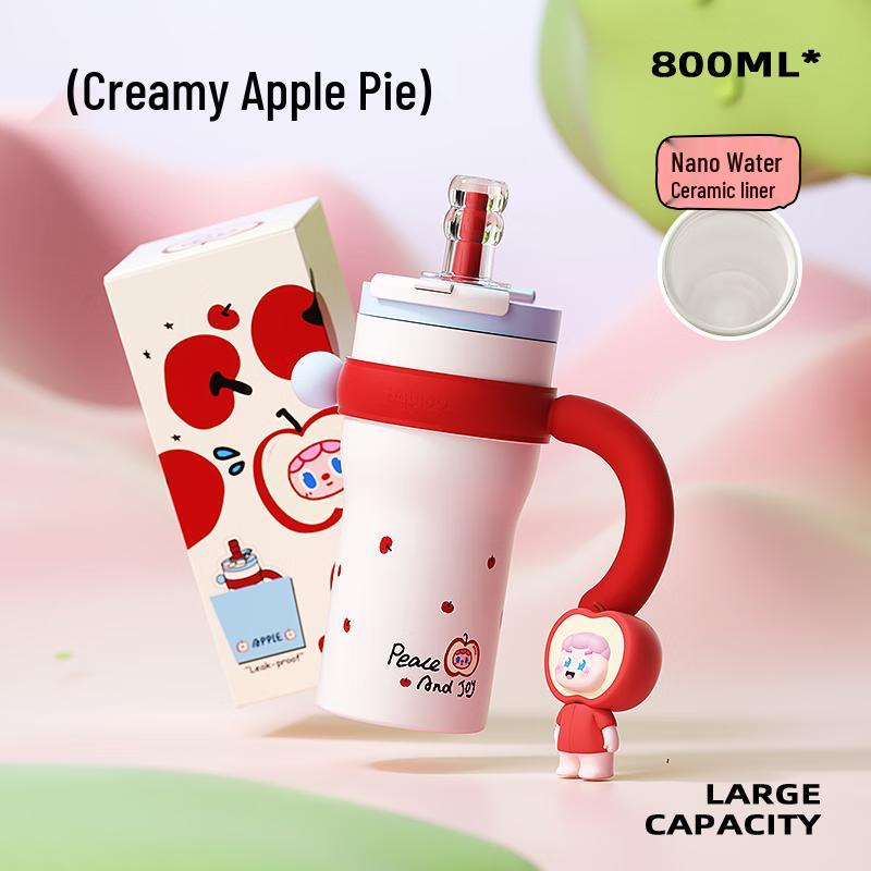 Huabansen Ceramic Lined Desktop Handle Cup