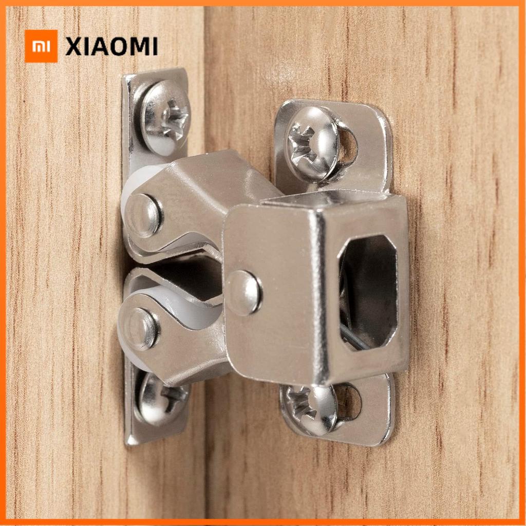Xiaomi 24pcs Antique Copper Furniture Door Stopper, Cabinet Roller Latch Twin Double Catch with Striker, Includes Free Screws