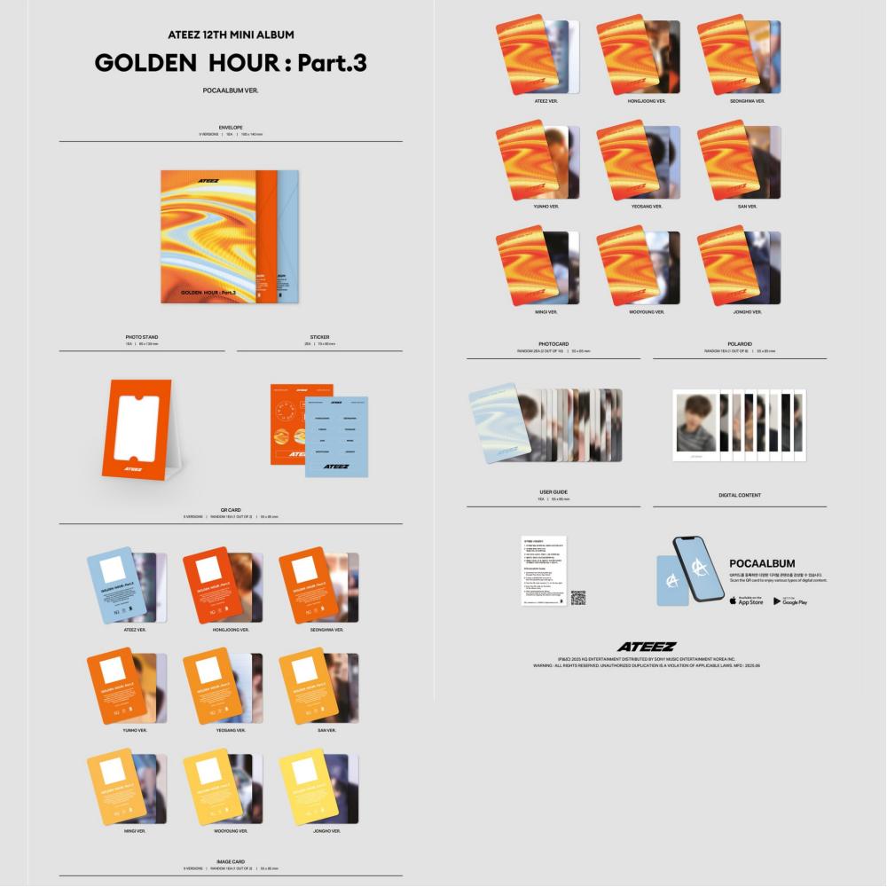 ATEEZ GOLDEN HOUR : Part.3 POCAALBUM VER.