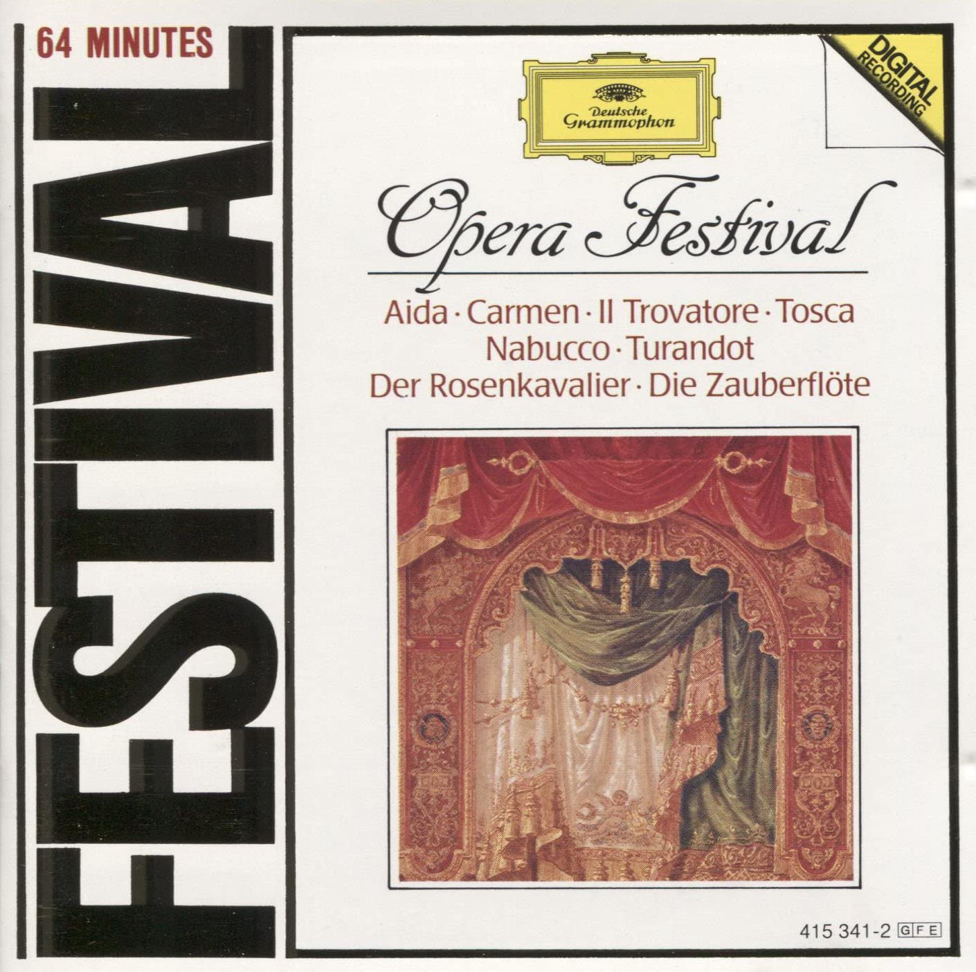

CD VARIOUS - Opera Festival 4153412 Deutsche Grammo Germany Classical Used