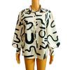 Spring and Autumn Women's New Fashion Printed Versatile Casual Long Sleeve Shirt