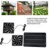 10W Solar Exhaust Fan 12V Mini Ventilator Solar Panel Powered Air Extractor for RV Roof Home Ventilation
