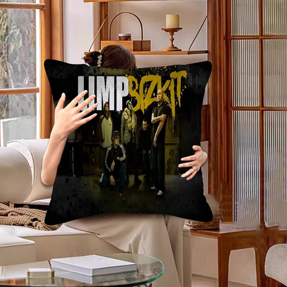 Pop Hot Band L-Limp Bizkit Pillowcases Home Bedding Decorative Pillow Cover Wedding Super Soft Pillow Case