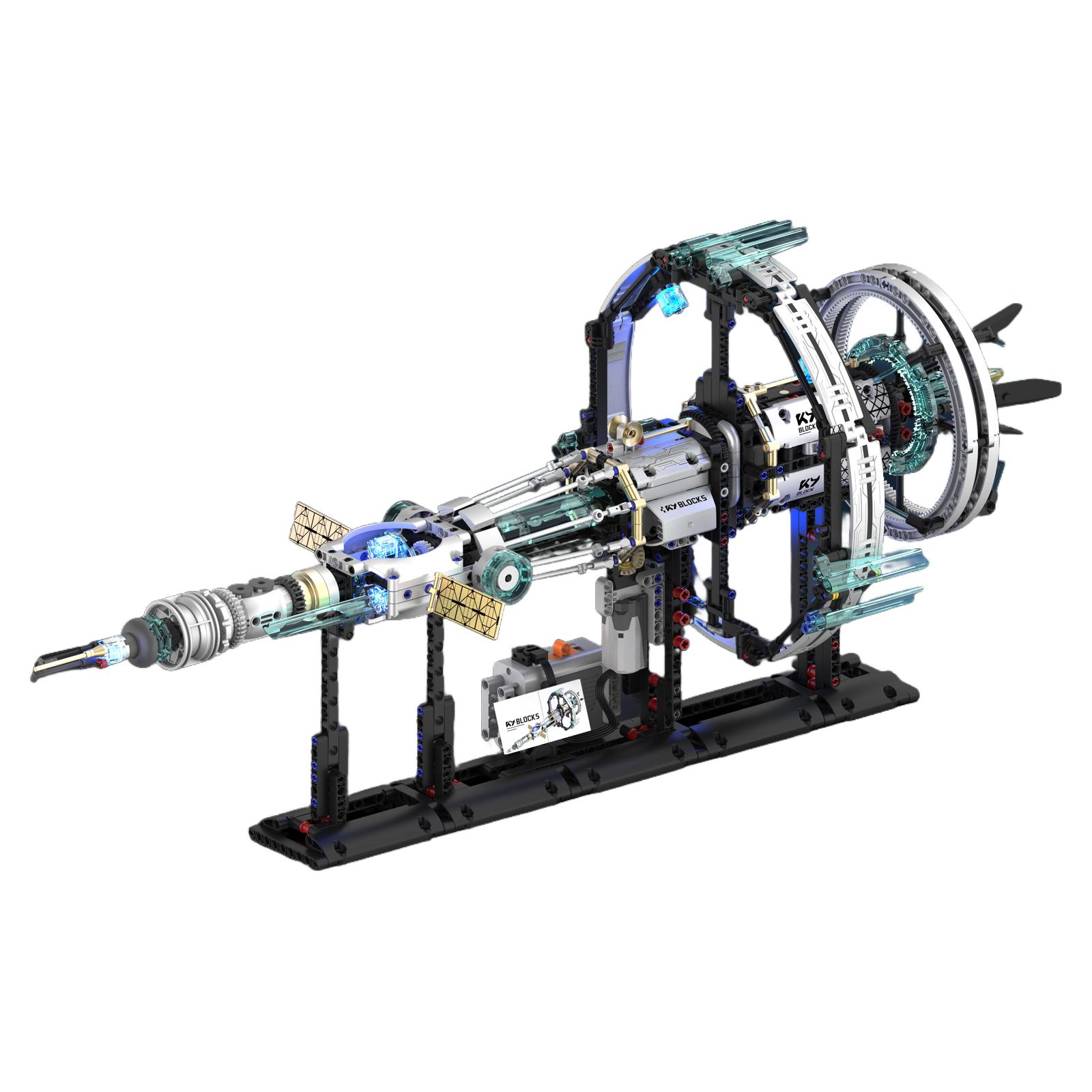 

K96121 Orion Space Station Construction Blocks, Diy Aerospace Model Assembly Plaything For Kids, Creative Gift, Table & Household Dcor Ornament