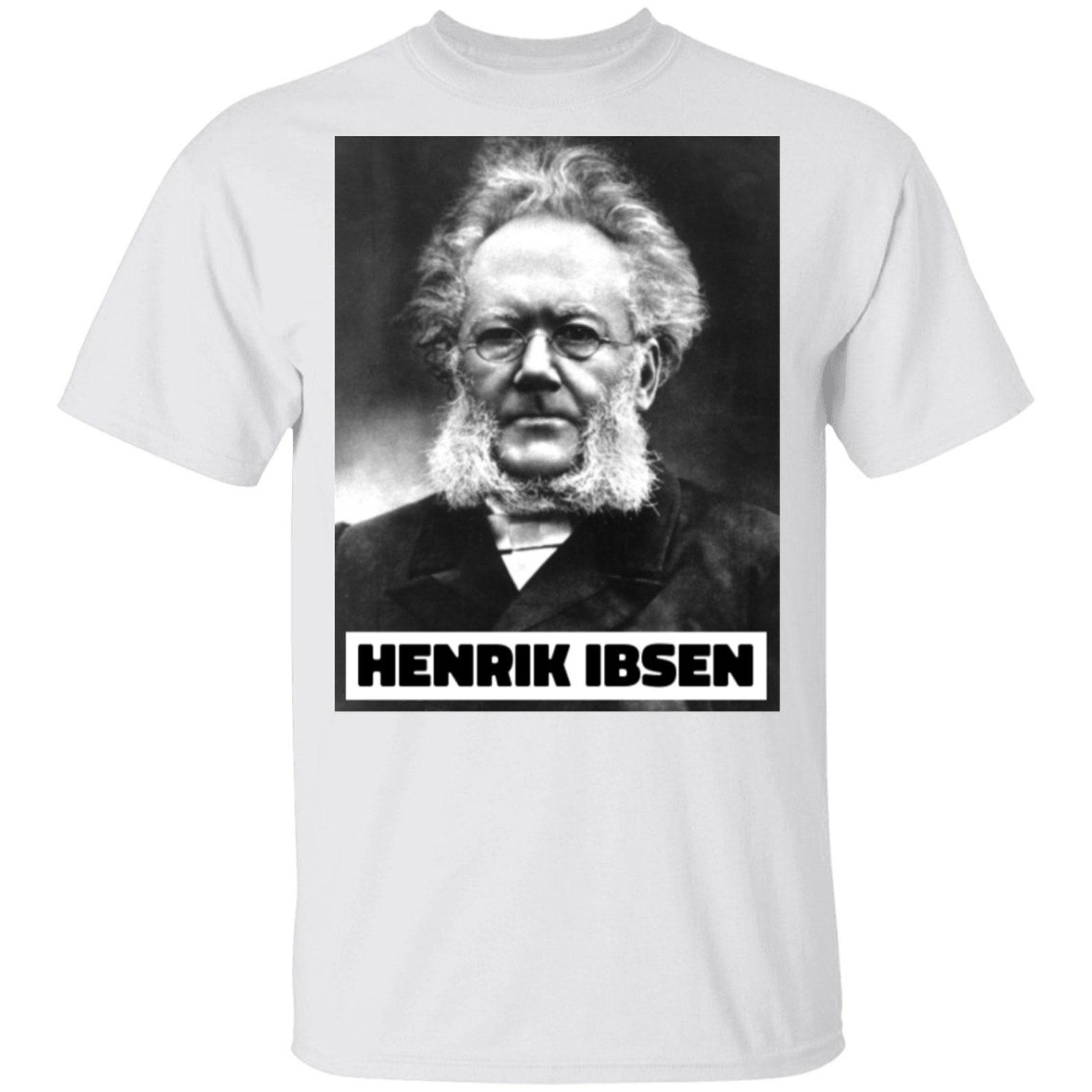 Henrik Ibsen Norwegian Modernist Playwright Dramatis T shirt G500 5.3 oz. T shirt S