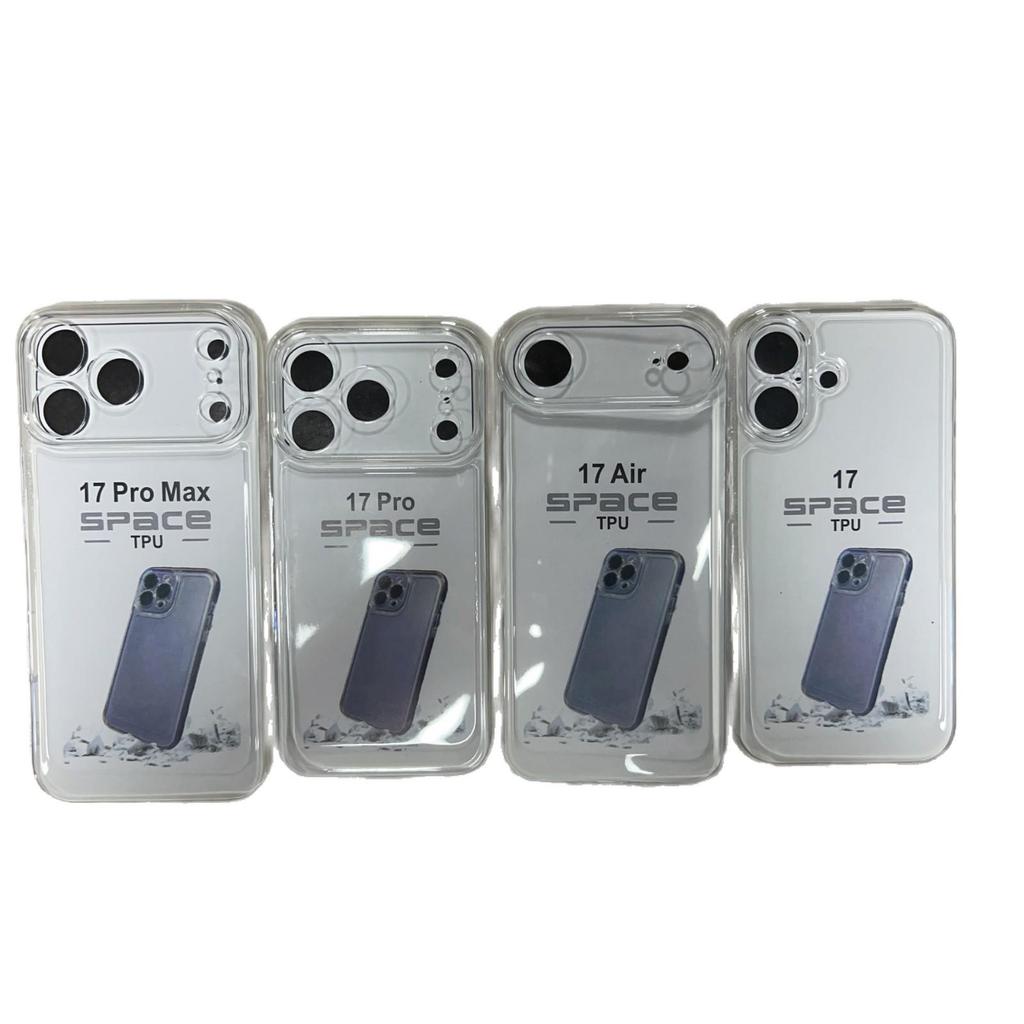 iPhone 15 Pro XR Space Shell Drop-Proof TPU Case XS Transparent