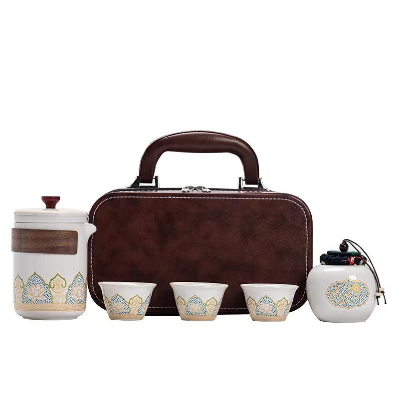 Explosive Guyun Travel Tea Set Size Set Portable Kung Fu Tea Set Kuaike Cup Business Gift Company