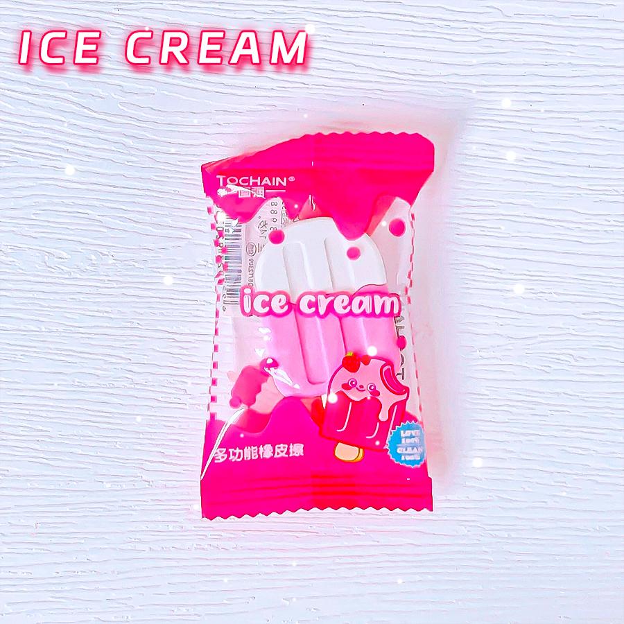 kawaii stationery back to School supplies cute things rubber children's erasers ice cream funny erasers Aesthetic stationery