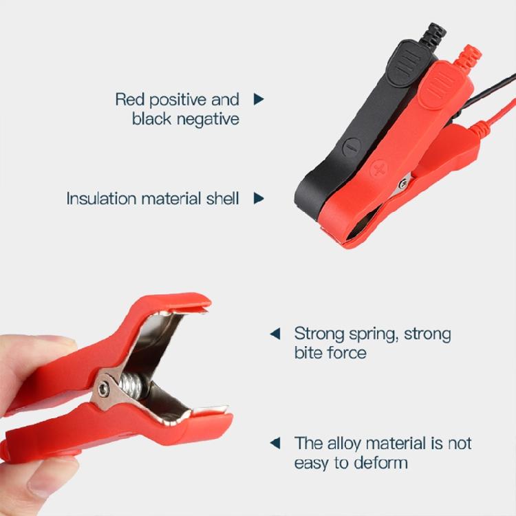 for w/ Battery Clamp Battery Clip-On & Cigarette Lighter Extension Cord Plug Soc