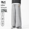 Baleno S&K Men's Wide-Leg Casual Pants