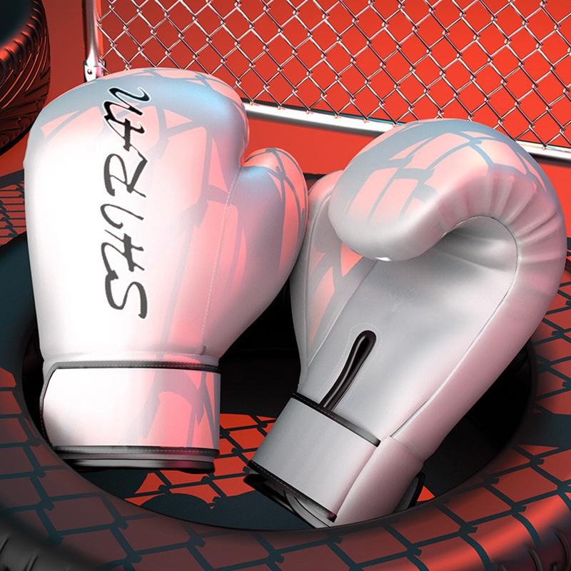 Boxing Gloves Full Finger Training Adult Children Sparring Gloves Fighting Free Men And Women