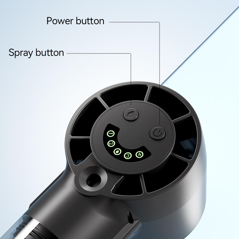 New Portable Handheld Mini Fan, Neck Hanging Strong Wind Fan, Mist Fan, USB Rechargeable Personal Fan, Large Capacity Battery Long-Lasting