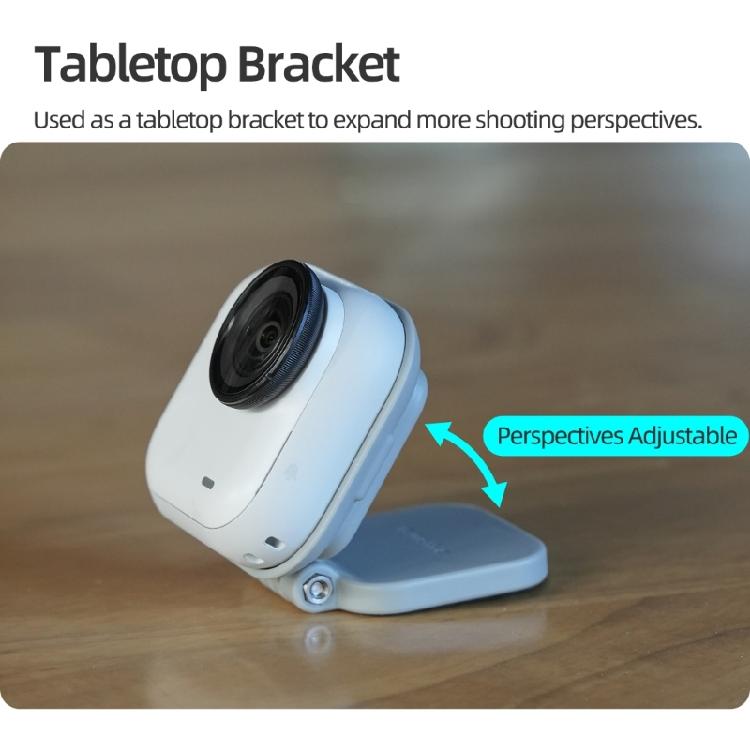 Durability Magnetic Camera Mount with Adhesive Iron Plate for GO Ultra Foldable Quick Detach Design MultiPosition Shoot
