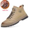 men Leather Boots Men's Retro Motorcycle Fashion Shoes For Men Botas lace up shoes Hombre Chaussures Pour Hommes Bottine Homme