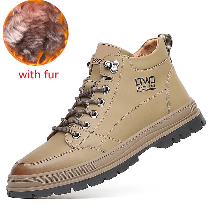 men Leather Boots Men's Retro Motorcycle Fashion Shoes For Men Botas lace up shoes Hombre Chaussures Pour Hommes Bottine Homme
