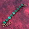 Malachite Gemstone Bracelet Adjustable Bracelet Copper Bracelet Handmade Jewelry