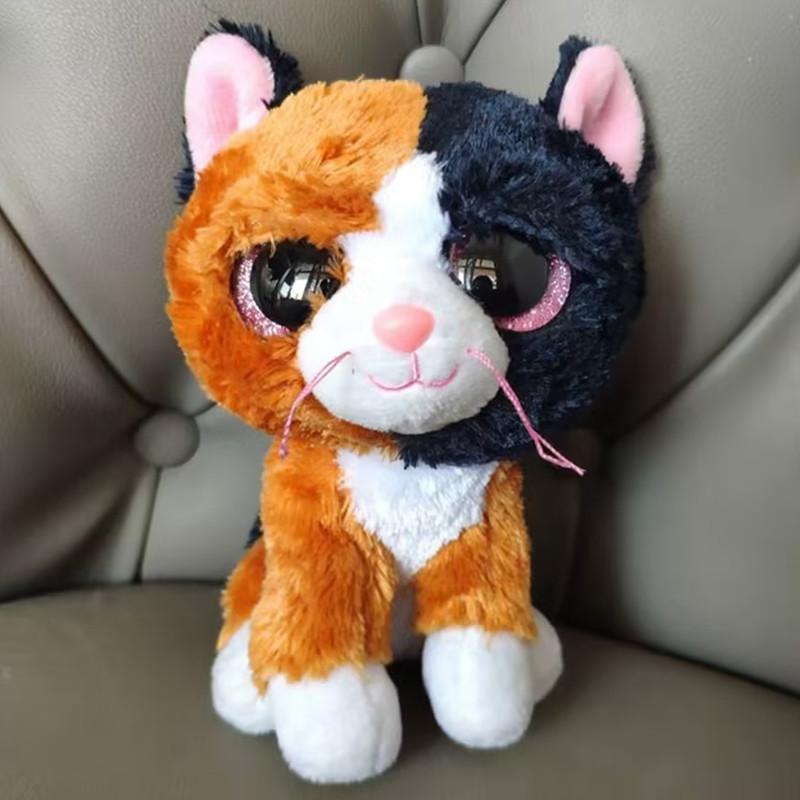 Cute Big-eyed Plush Dog Poodle Chihuahua Husky Doll Christmas Kids Gift Toy