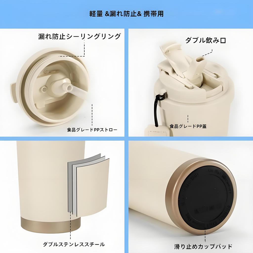 of 316 Stainless Steel for Medical MYEEDA Tumbler with Lid and Stainless Steel Easy to Coffee Water Large Vacuum Stainless Steel Beer Water Bottle