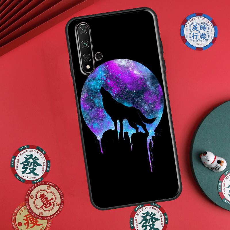Cute Galaxys Wolf For Huawei P60 Pro P30 P40 Lite Nova 7i 8i 11i 12i 12s 10 9 SE Y90 Y60 Y70 Y72 Y61 Y91 Case