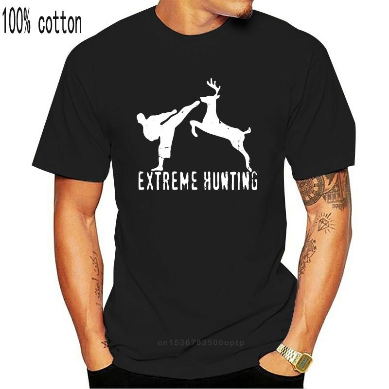 

Customized Shirt men Men Extreme Hunting Elk Type Tshirt Natural Organic Cotton Fashion Tee Shirt Homme 16 Colors XS чорний